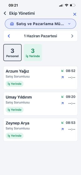 Ekip Yönetimi