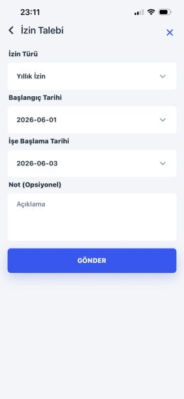 İzin Talebi